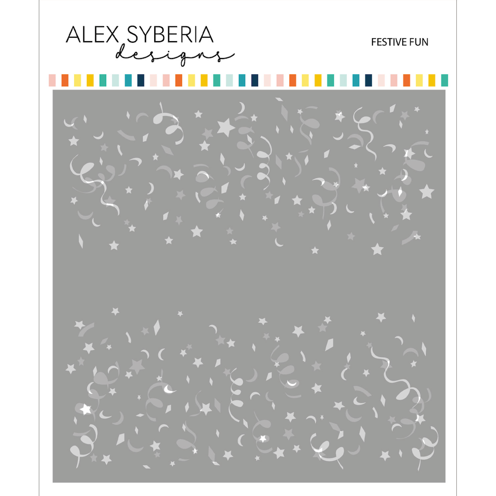 Alex Syberia Designs Festive Fun Layering Stencil Set asd-ste-108
