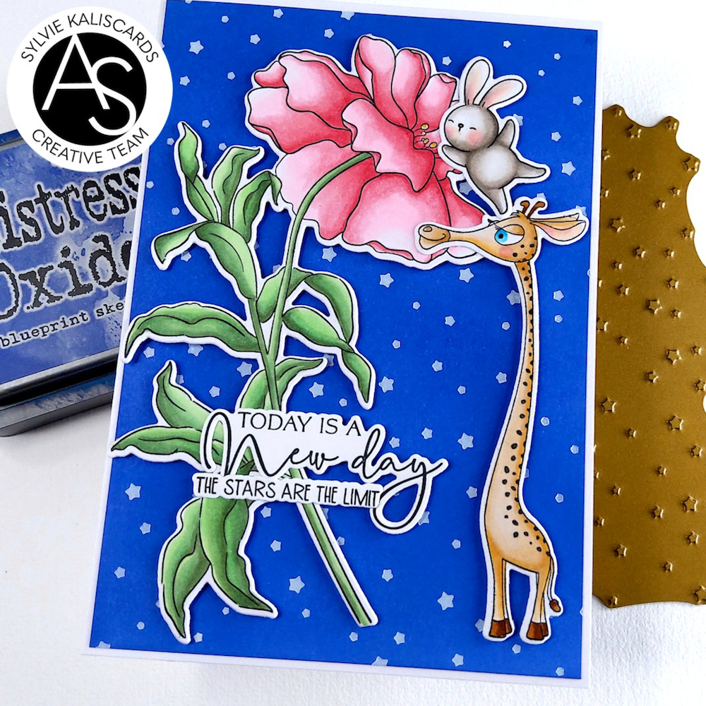 Alex Syberia Designs Midnight Blooms Clear Stamp Set asd-sta-141