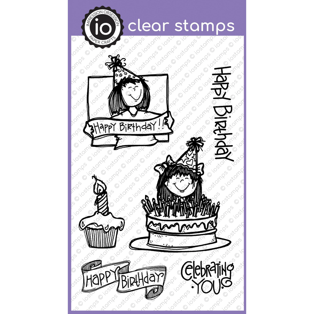 Impression Obsession Clear Stamps Celebrating You cl1234