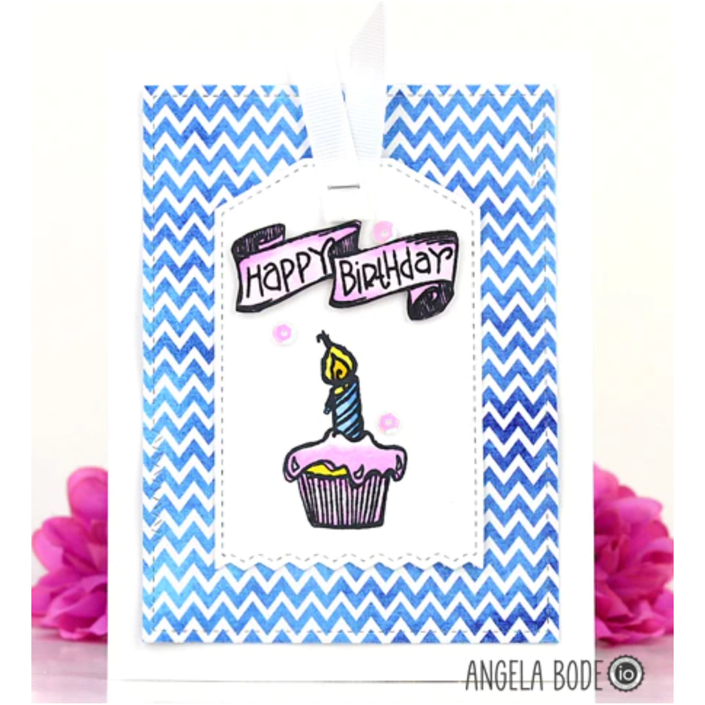 Impression Obsession Clear Stamps Celebrating You cl1234 cupcake