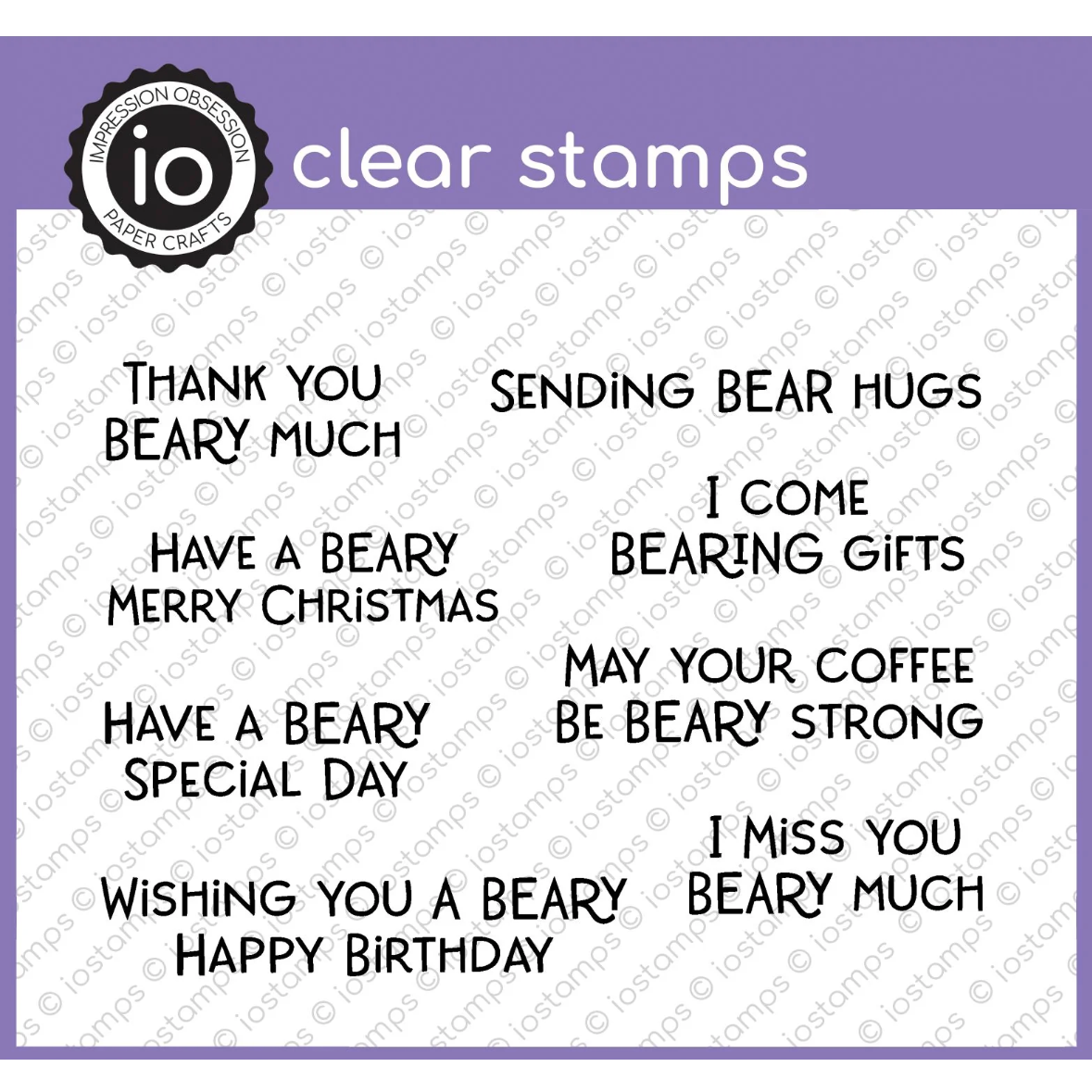 IO - Happy Birthday Stamp Set
