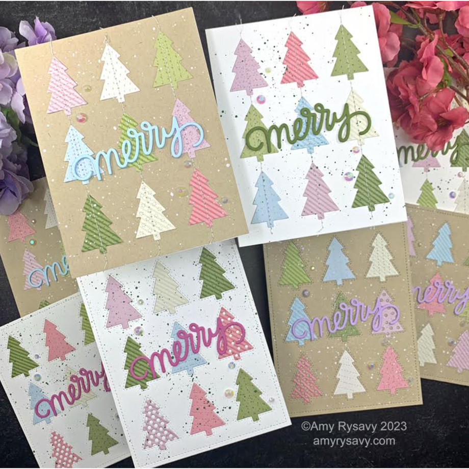 Pretty Pink Posh Tree Cover Dies – Simon Says Stamp