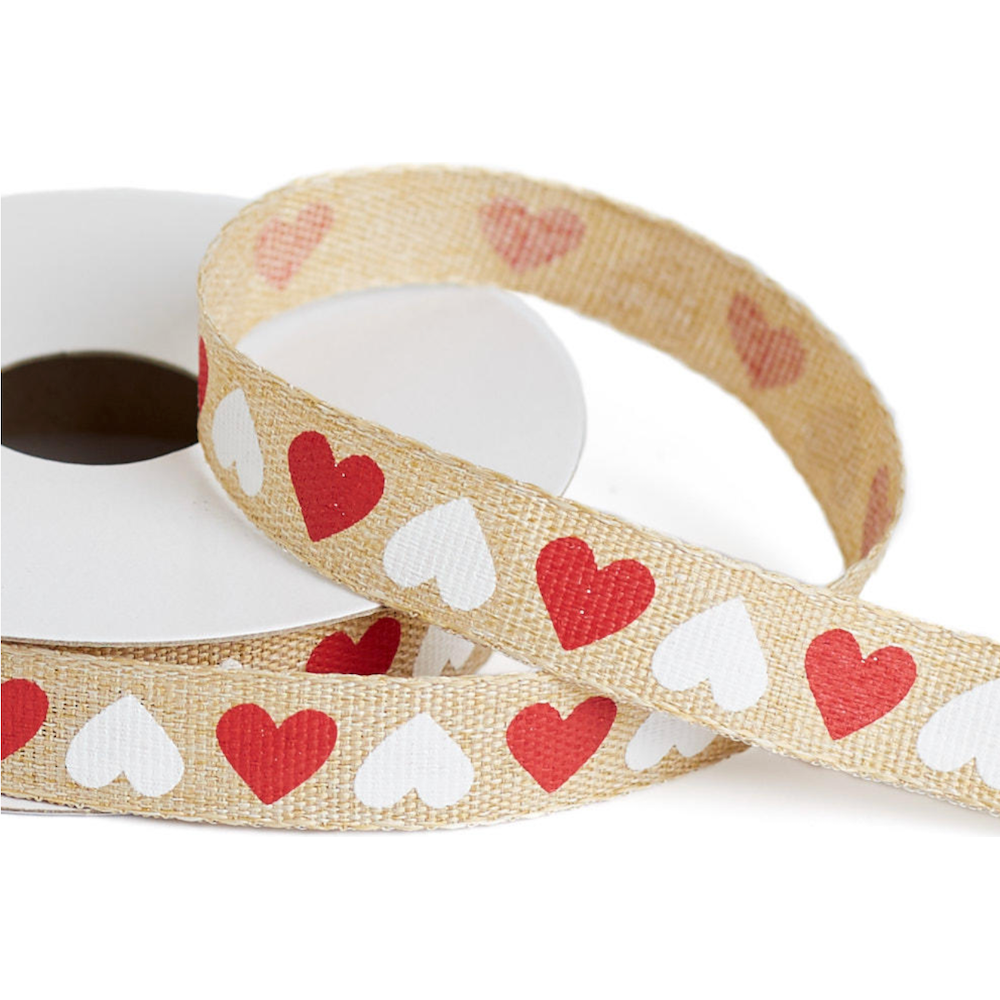 Valentine Hearts Woven Ribbon 172040315