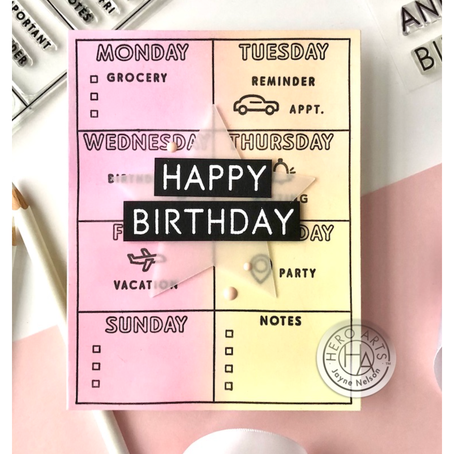 Happy Planner Clear Stamps-To Do