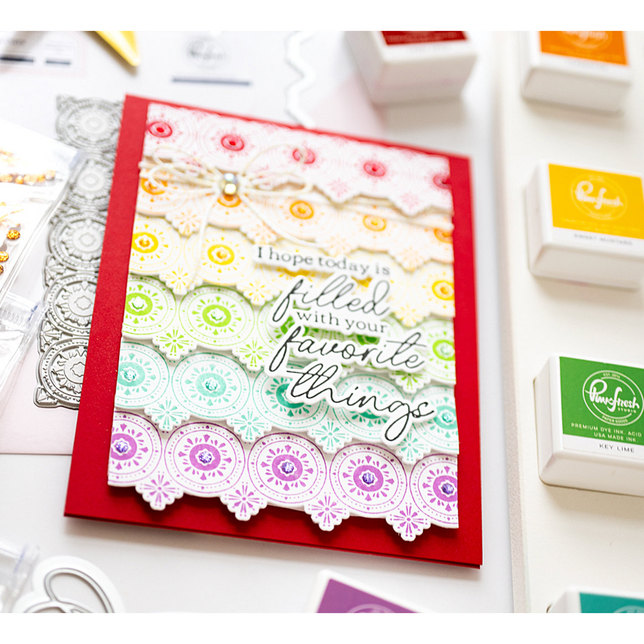 Pinkfresh Studio Essentials Glitter Cardstock Gold