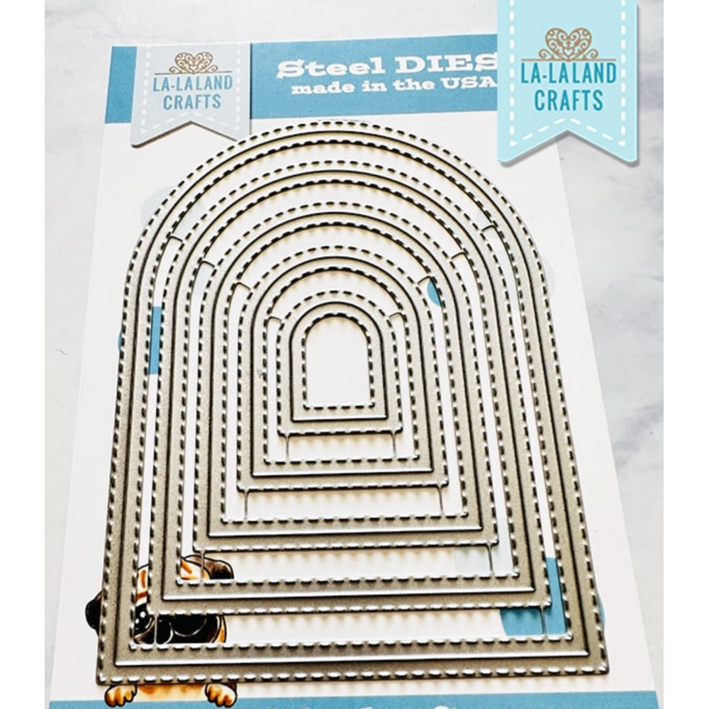 La-La Land Crafts Double Stitched Arches Dies 8824