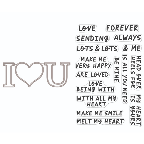 I Love You Forever Stamp Card – Overt Space Gallery and Gift