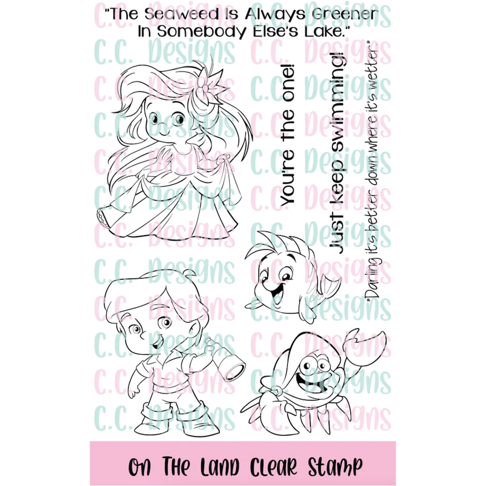 C.C. Designs On The Land Clear Stamp Set ccd-0347