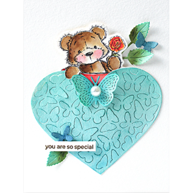 Penny Black Clear Stamps Perfect Cup 31-025 cute bear