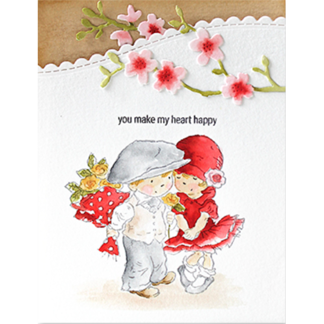 Penny Black Clear Stamps Endearment 31-029 roses