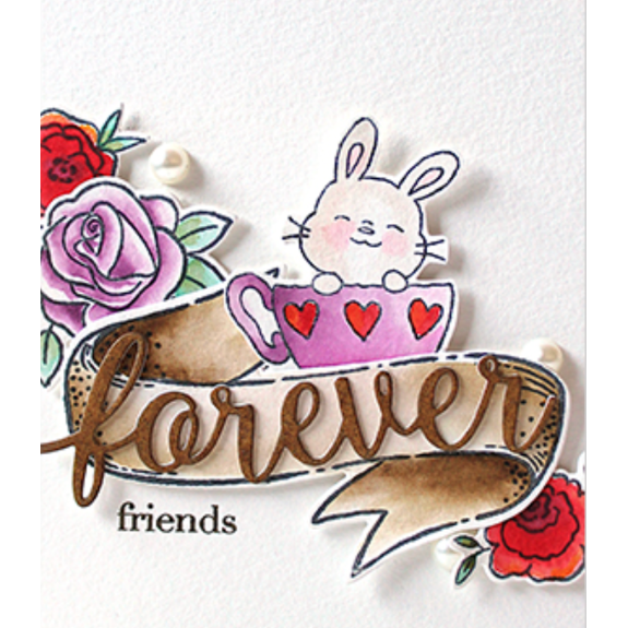 Penny Black Clear Stamps Cuteness 31-035 forever friends