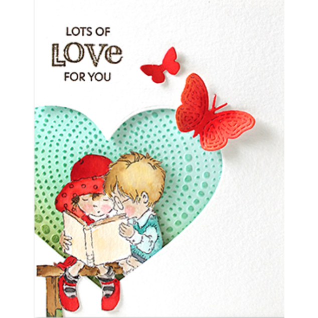 Penny Black Clear Stamps Love and Light 31-037 lots of love