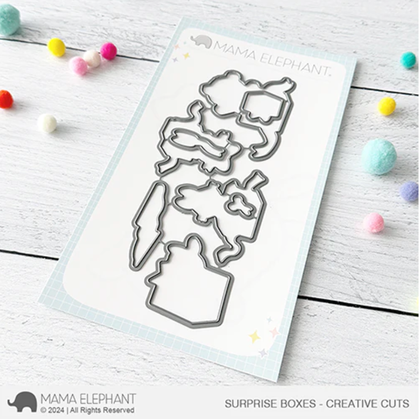 Mama Elephant Surprise Box Creative Cuts Steel Dies