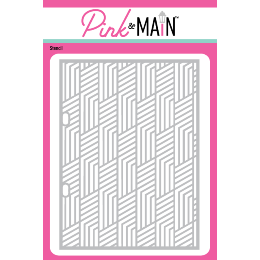 Pink and Main Pages of a Book Stencil pms120