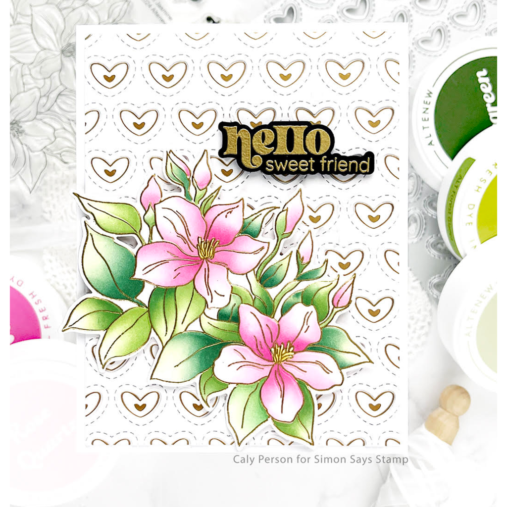 Altenew Zero-Waste: Hearts Aplenty Die alt8839 hello friend | color-code:ALT01