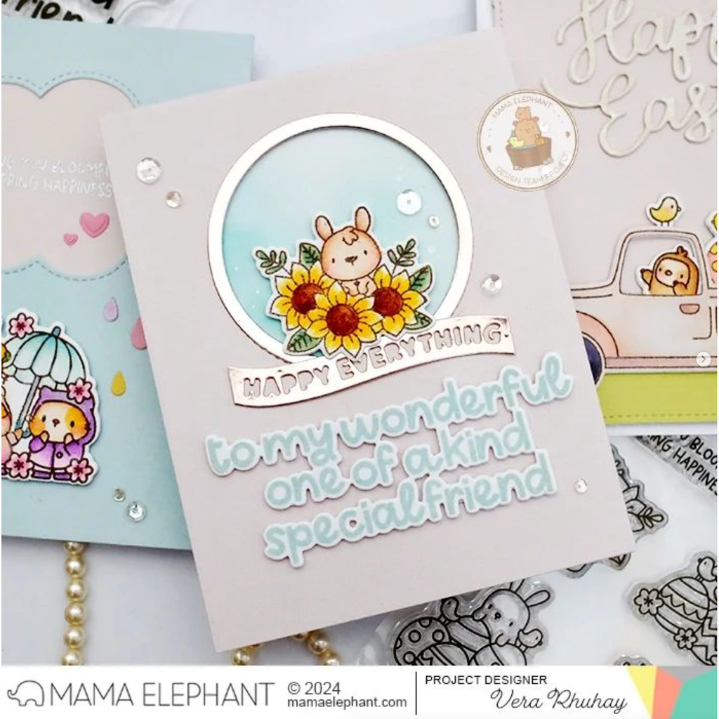 Mama Elephant Deliver Spring Happiness Creative Cuts Steel Dies special friend