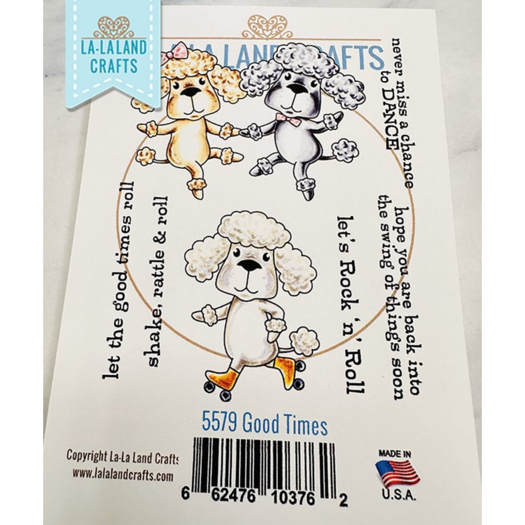 La-La Land Crafts Good Times Cling Stamp 5579