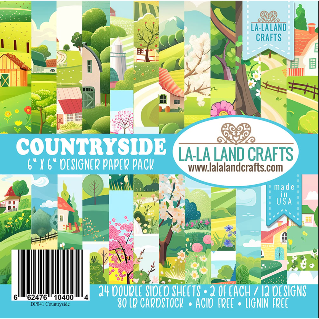 La-La Land Crafts Countryside 6x6 inch Paper Pack dp041