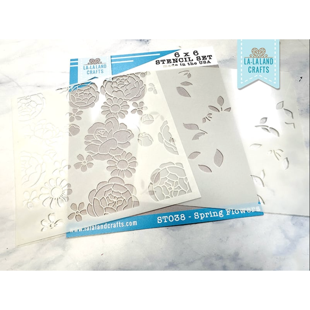 La-La Land Crafts Spring Flowers Stencils st038