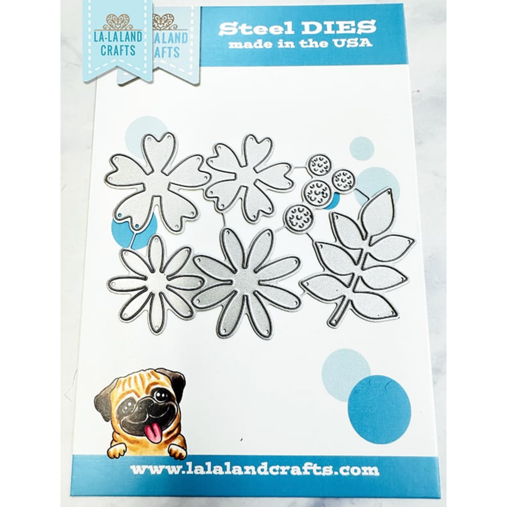 La-La Land Crafts Spring Flowers Dies 8851