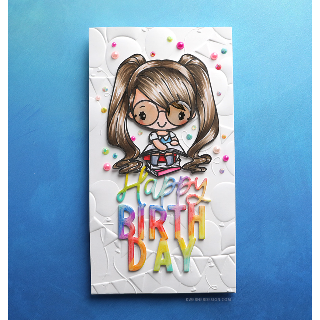 Honey Bee Big Birthday Dies hbds-bigbdy Alcohol Marker Birthday Card | color-code:ALT01