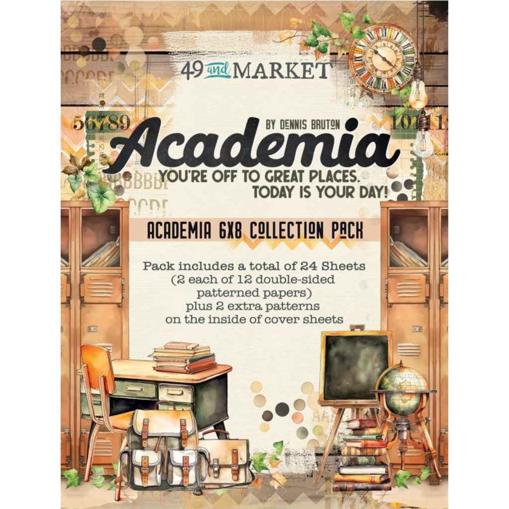 49 and Market Academia 6 x 8 Paper Collection ac-28058