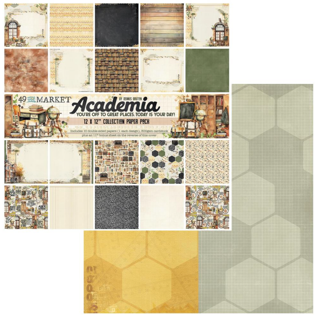 49 and Market Academia 12 x 12 Paper Collection ac-28041 product image