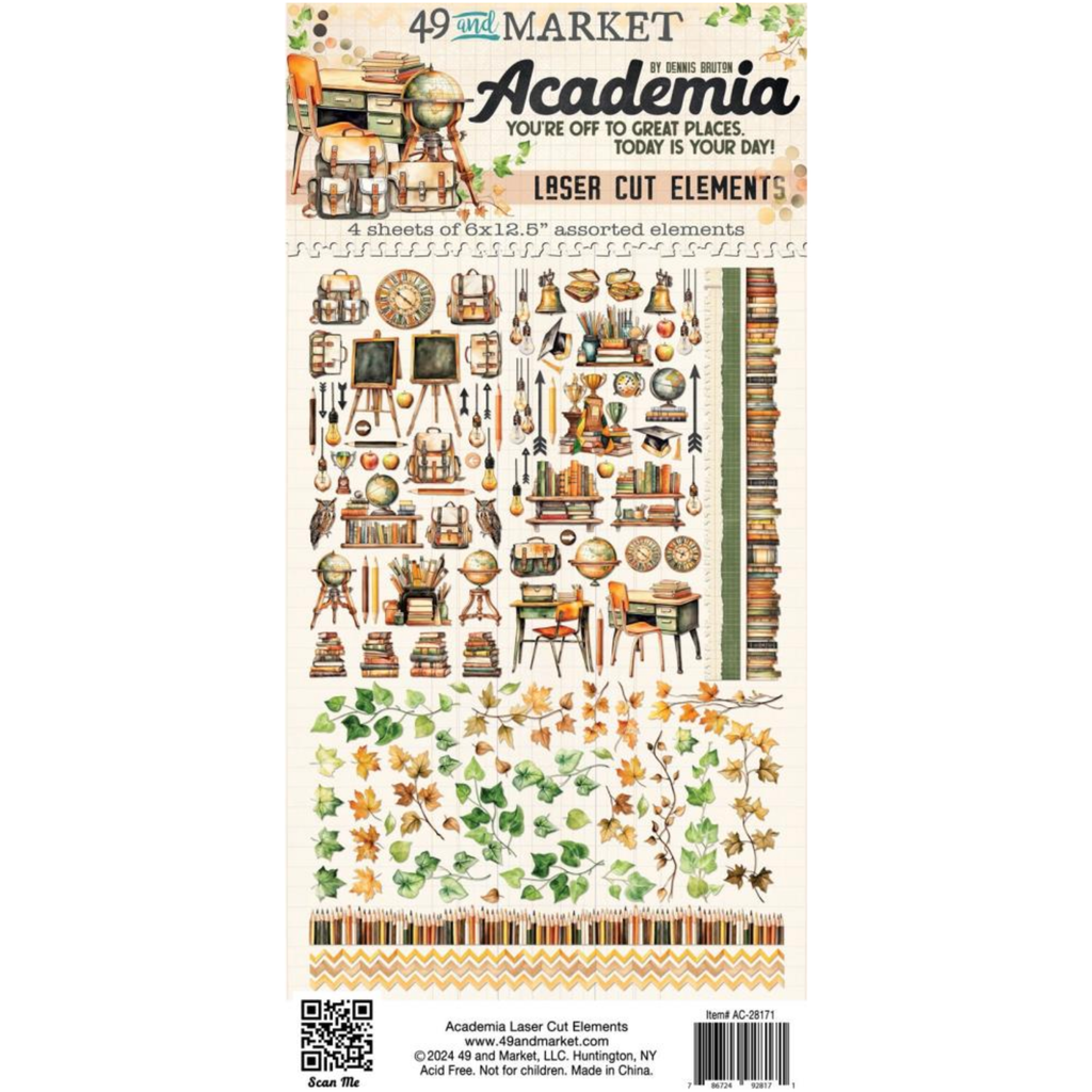 49 and Market Academia Laser Cut Out Elements ac-28171