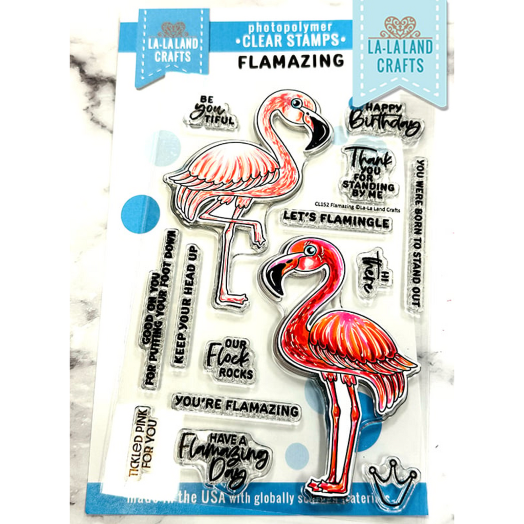 La-La Land Crafts Flamazing Clear Stamps cl152