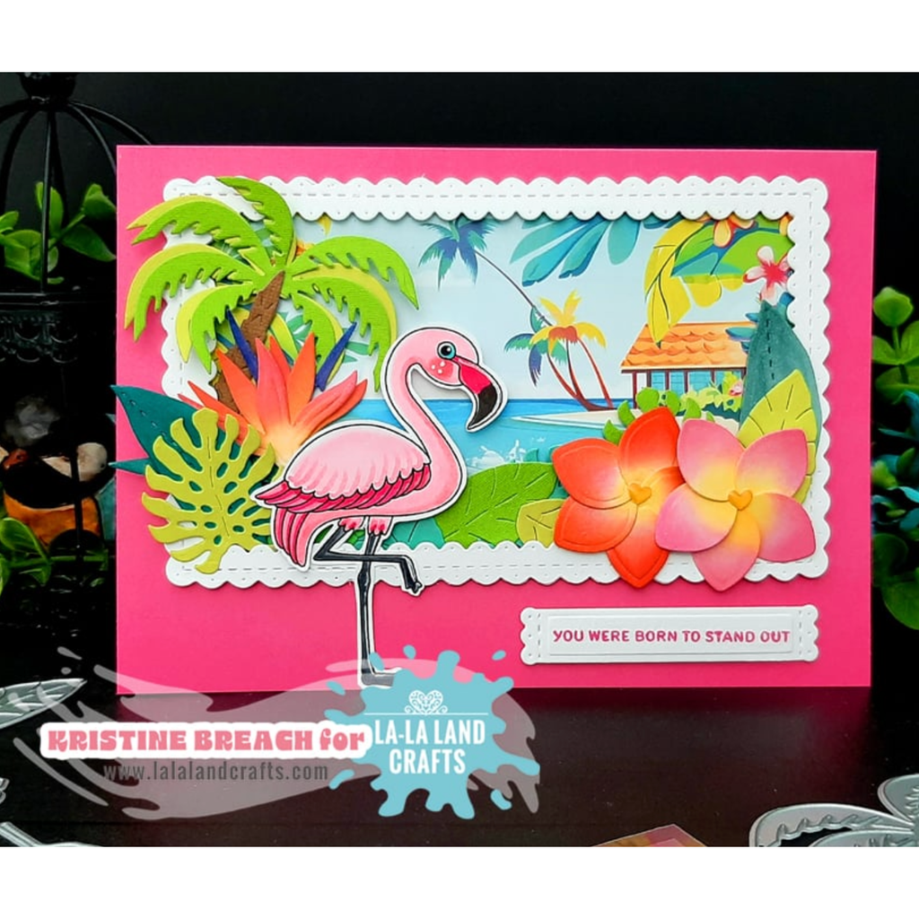 La-La Land Crafts Plumeria Dies 8874 tropical