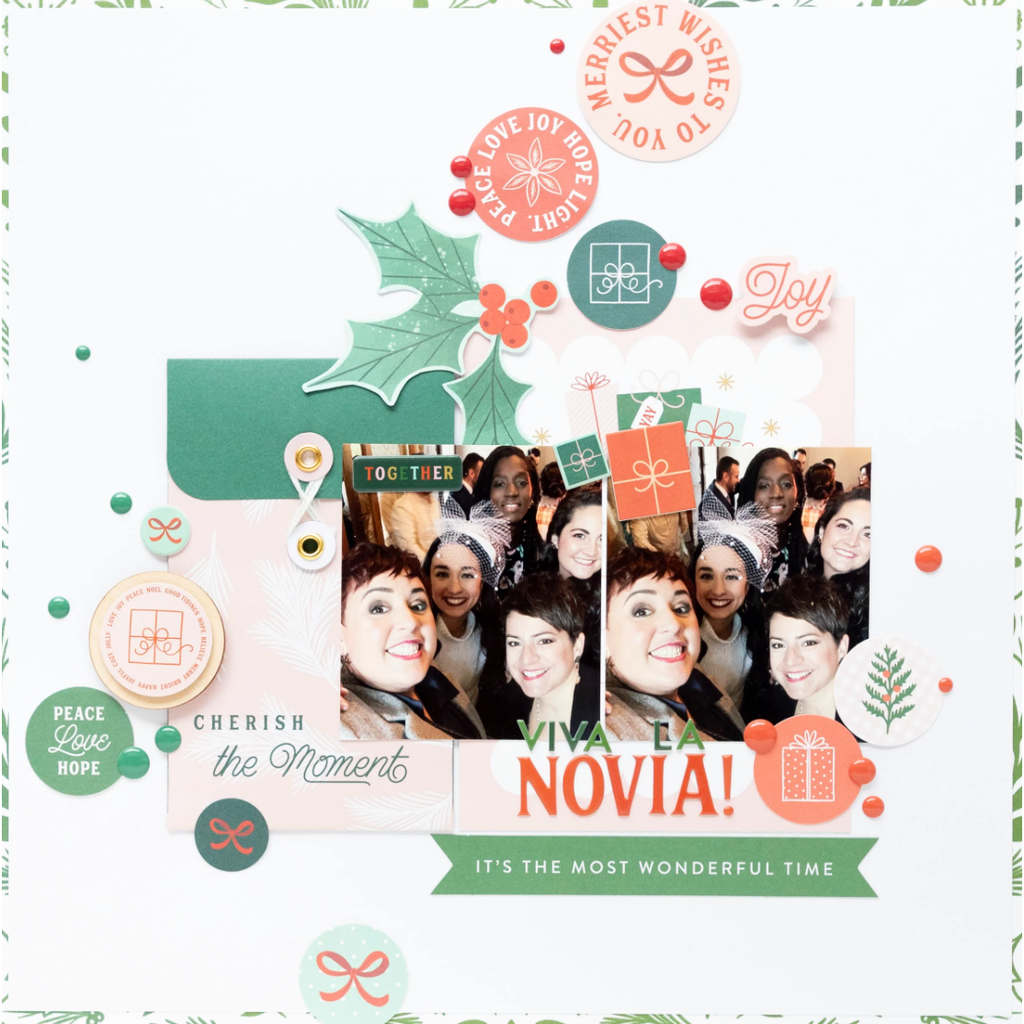 Pinkfresh Studio Holiday Dreams Ephemera Pack 214723* Christmas Holidays Layout | color-code:ALT01