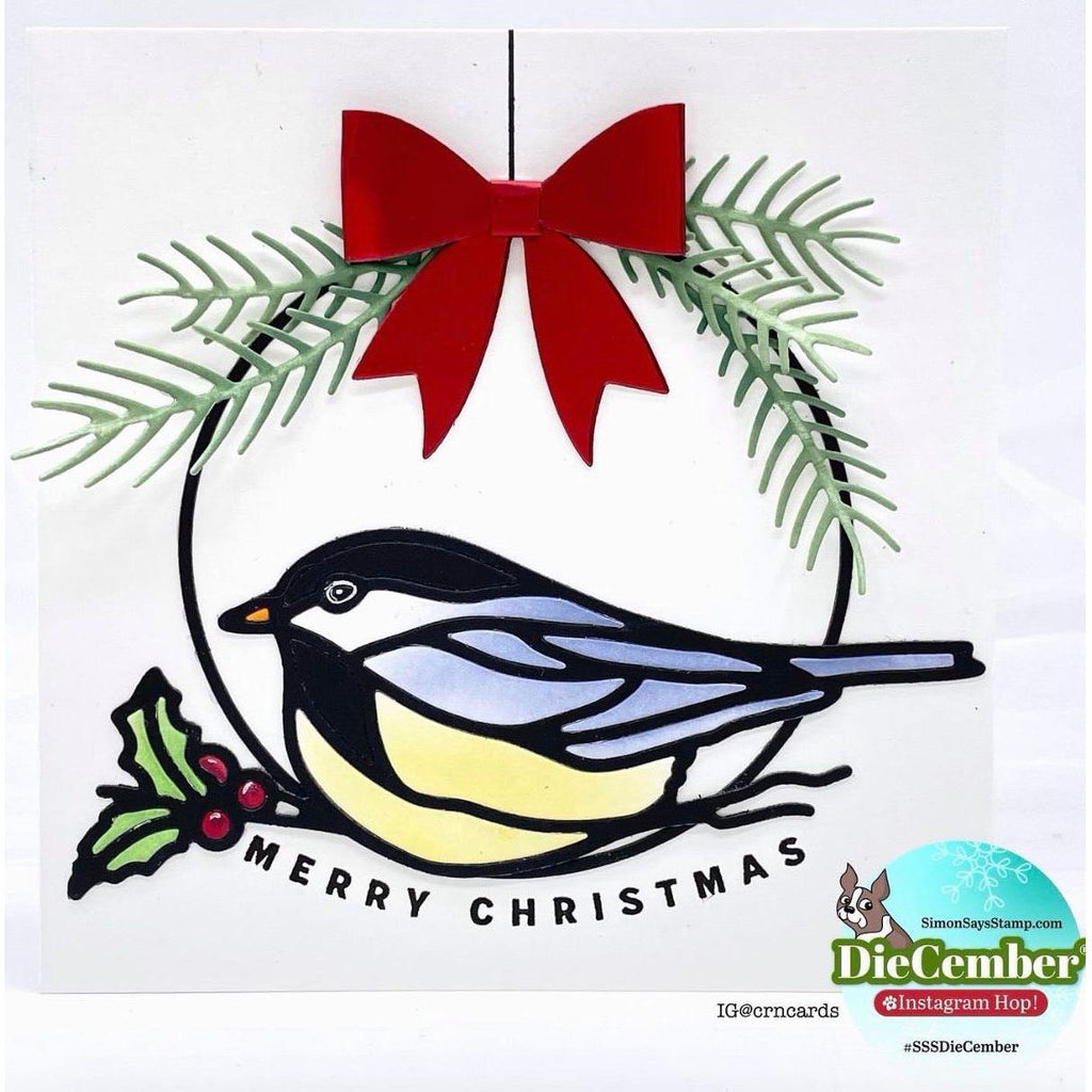 Simon Says Stamp Snowbird Wafer Dies 1001sd Diecember Christmas Card