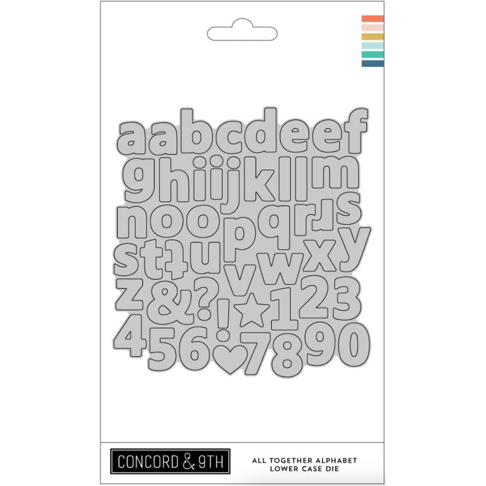 Concord & 9th All Together Alphabet Lowercase Die Set 12021