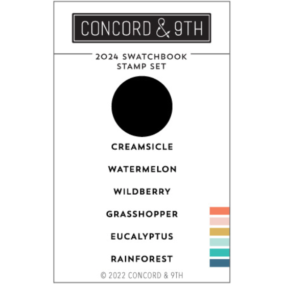 PREORDER Concord & 9th 2024 Swatchbook Stamp Set 12036