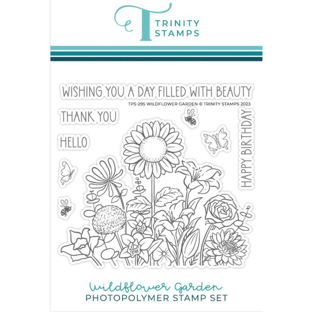 Trinity Stamps Wildflower Garden Clear Stamp Set tps-295