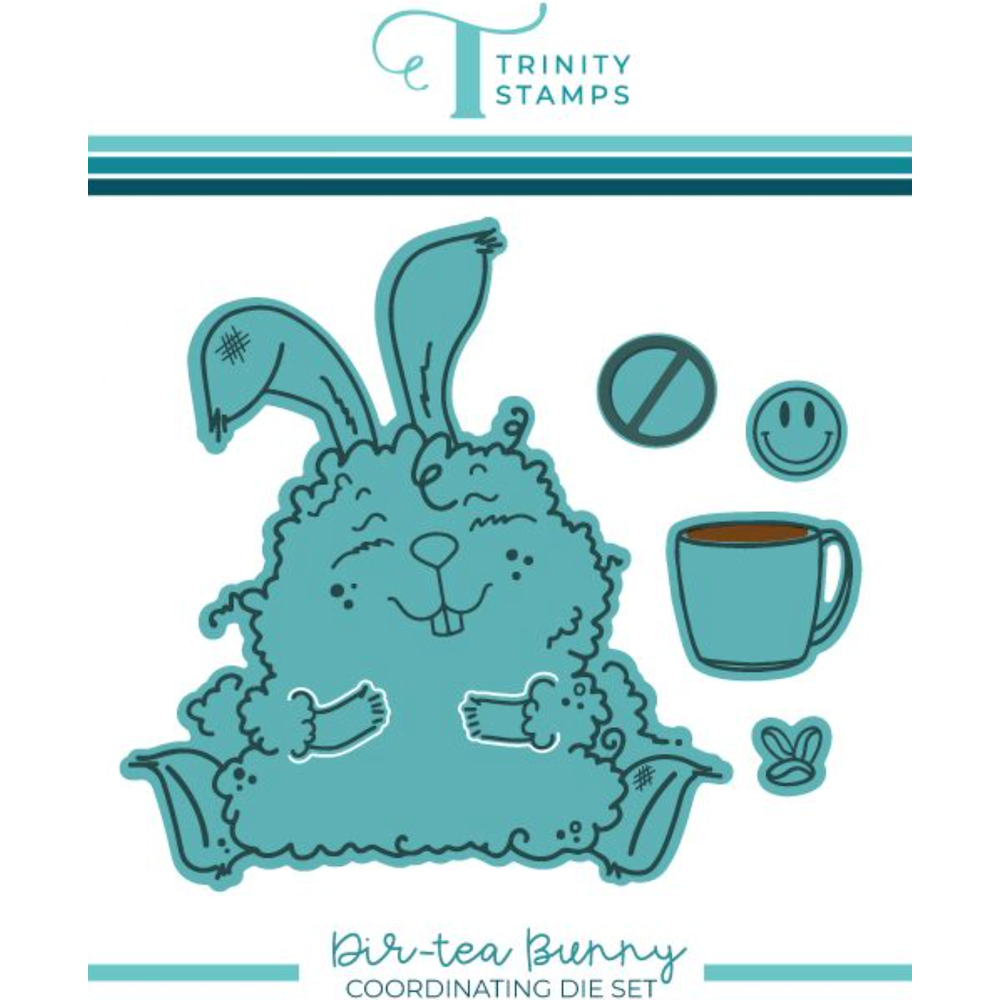 Trinity Stamps Dir-tea Bunny Stamp and Die Bundle die