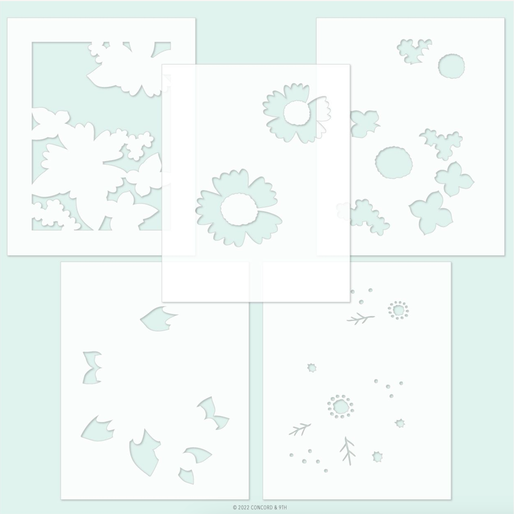 Concord & 9th Garden Path Stencil Set 12059