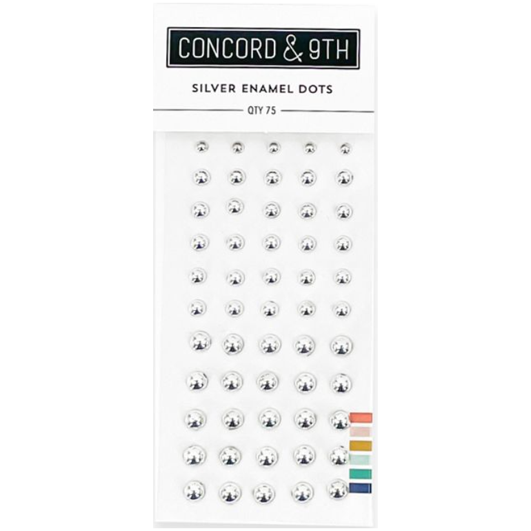 Concord & 9th Silver Enamel Dots 12038