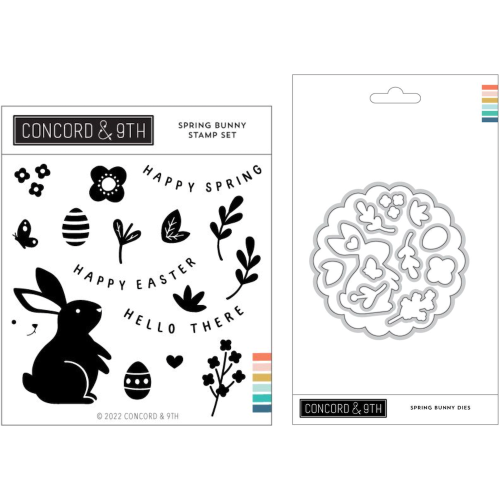 Concord & 9th Spring Bunny Stamp and Die Bundle