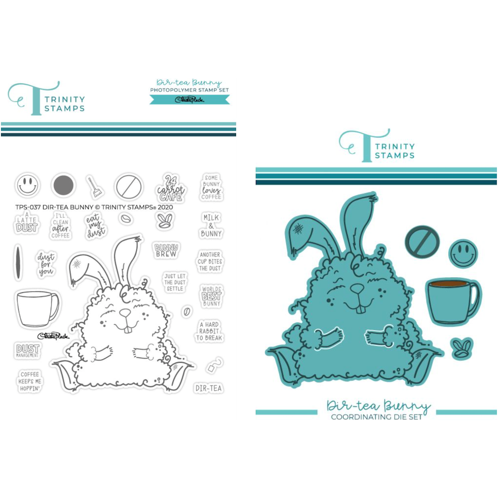 Trinity Stamps Dir-tea Bunny Stamp and Die Bundle