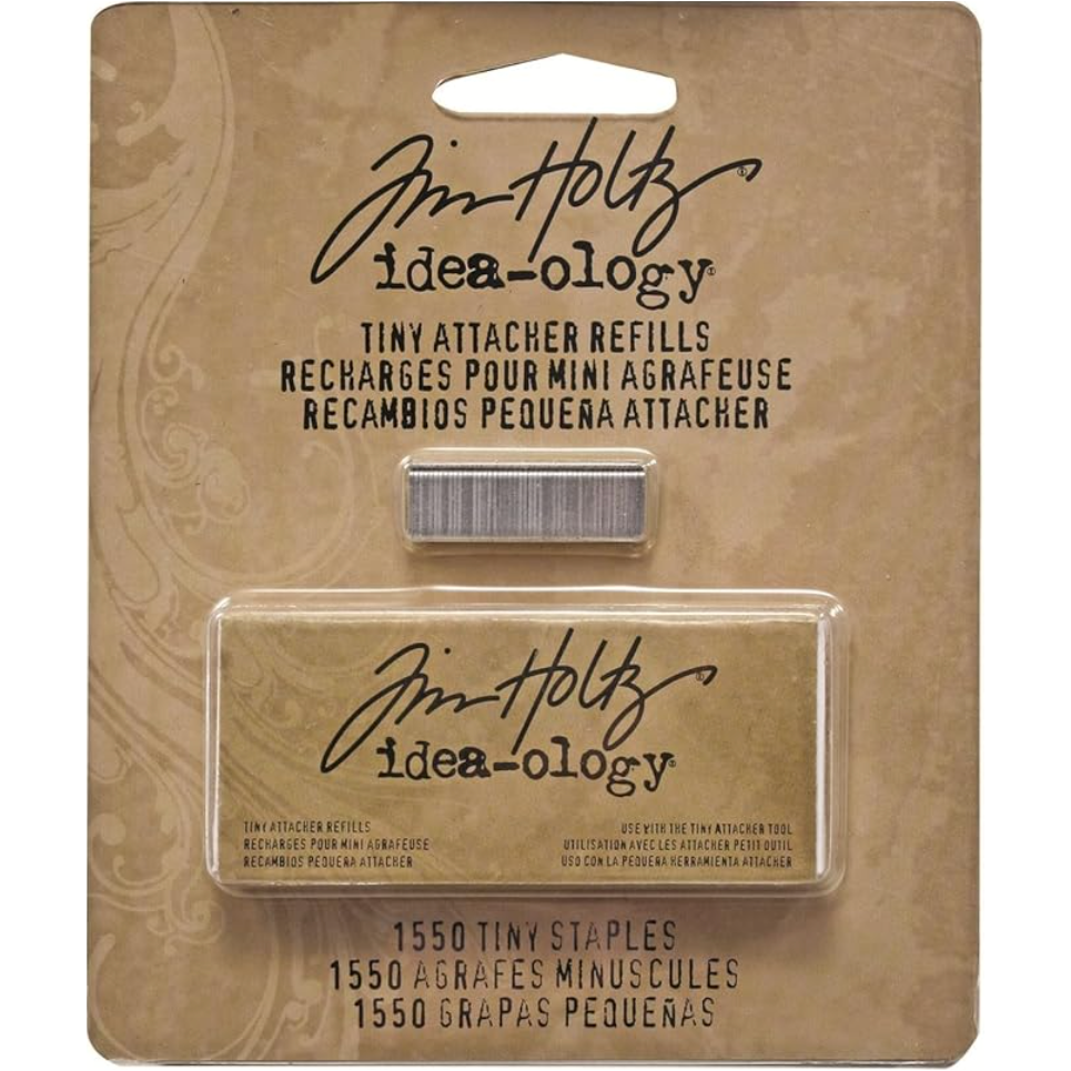 Tim Holtz Idea-ology Tiny Attacher and Staples Bundle tiny