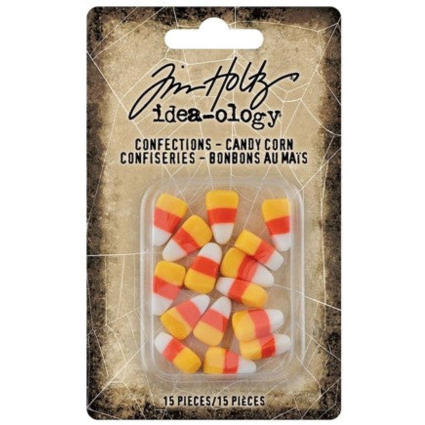 Tim Holtz Idea-ology Black and White Confections and Candy Corn Bundle corn