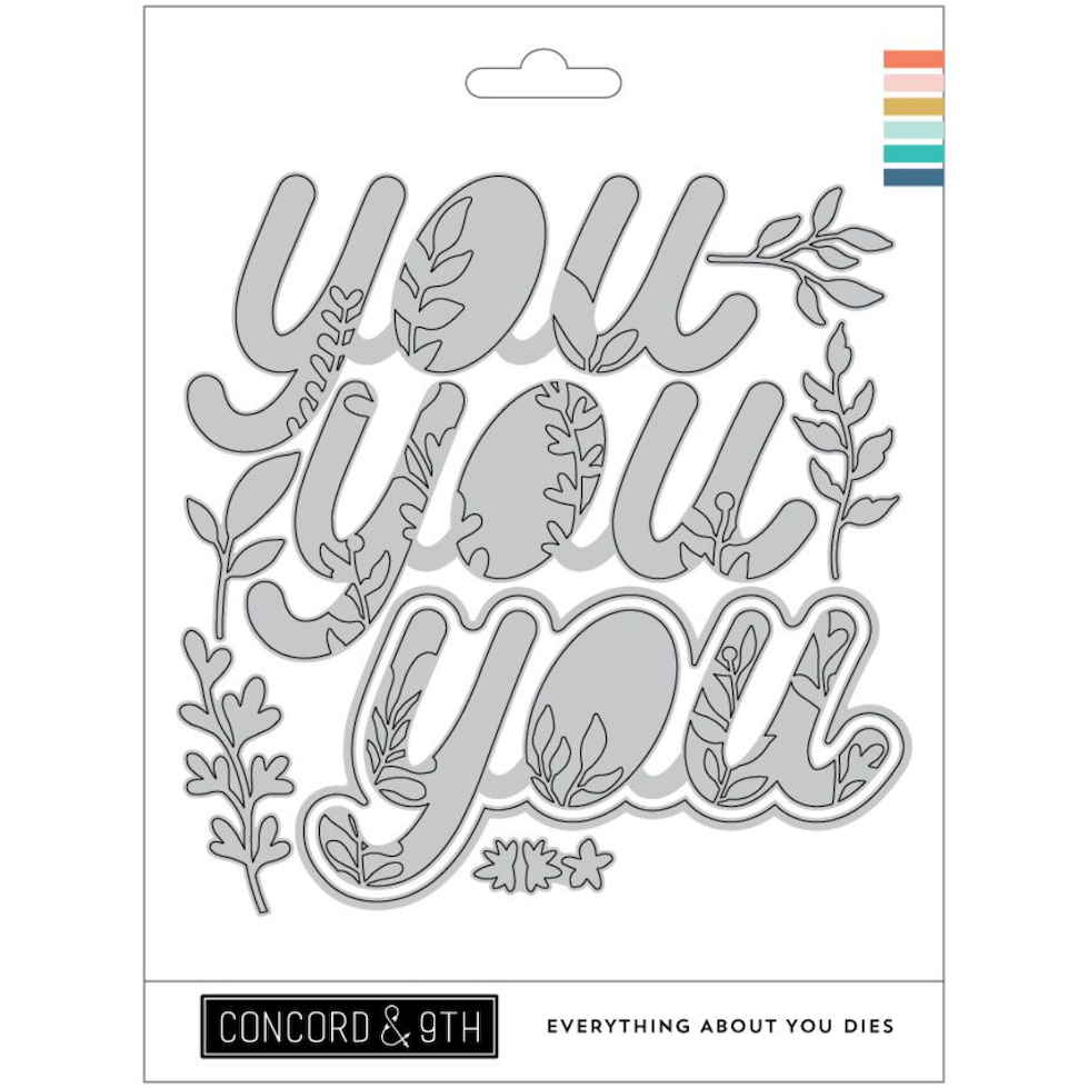 Concord & 9th Everything About You Stamp and Die Bundle you