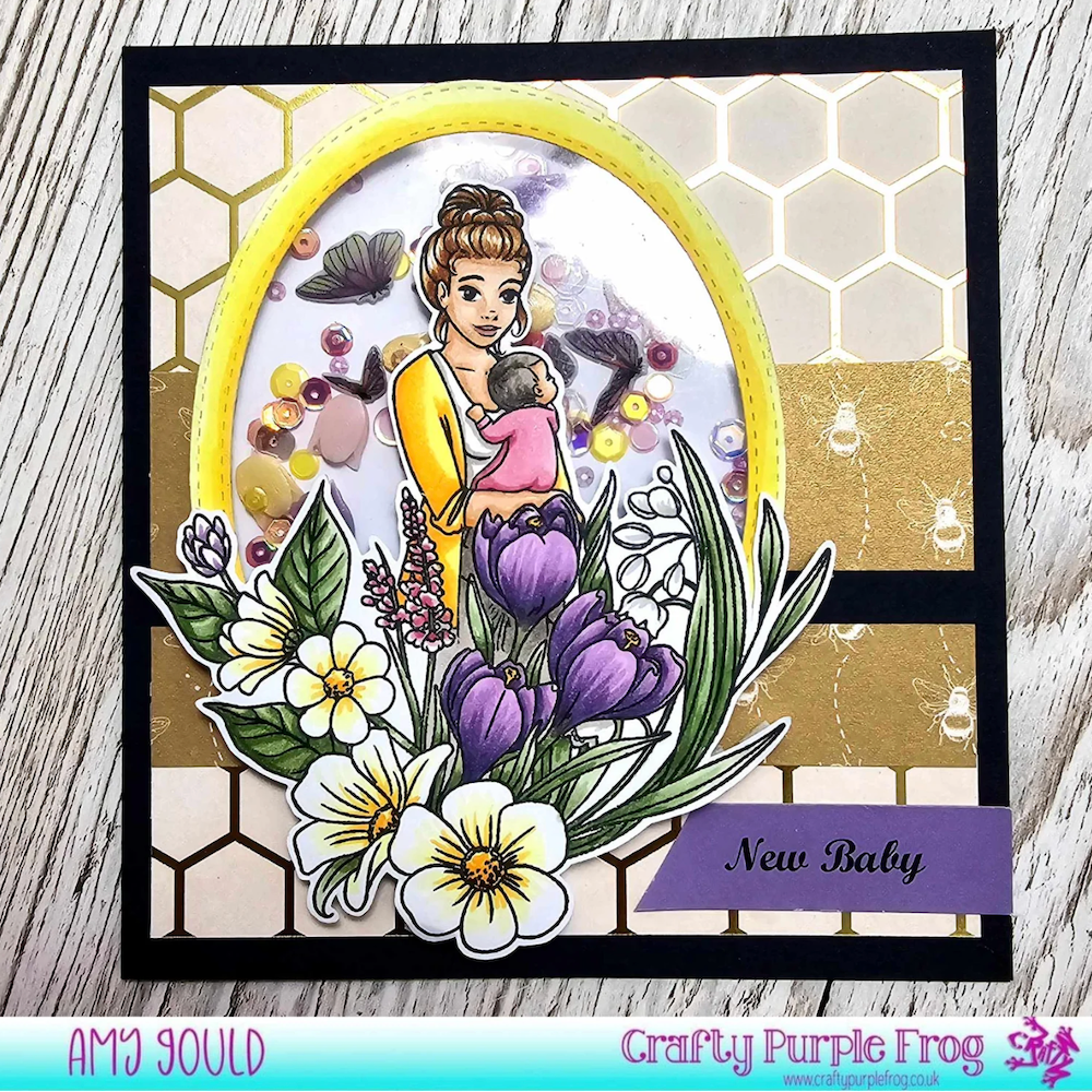 Sweet November Stamps Maya Gal Clear Stamp Set sns-sg-my-24 flower