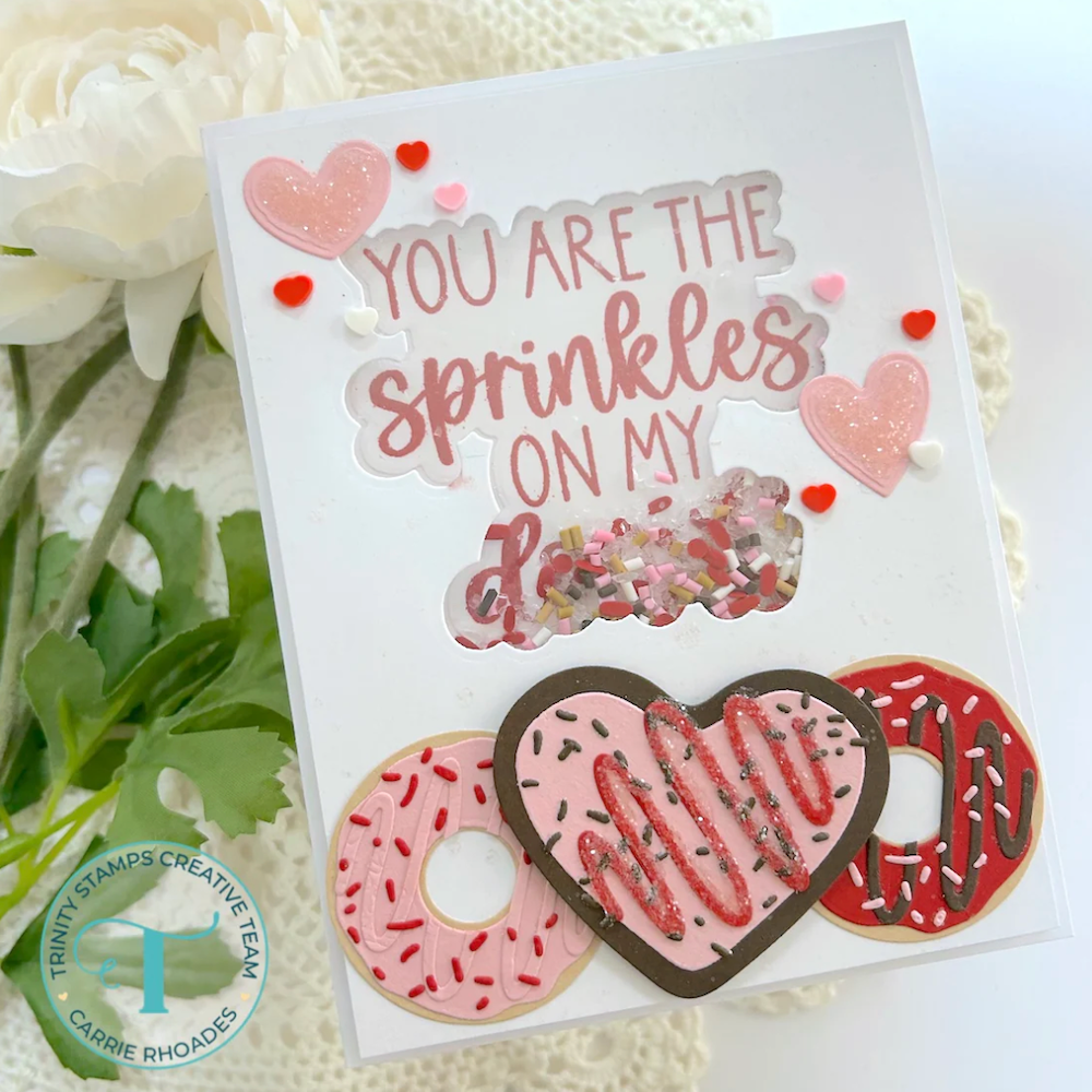 Trinity Stamps Sprinkles On My Donut Die Set tmd-c300 heart