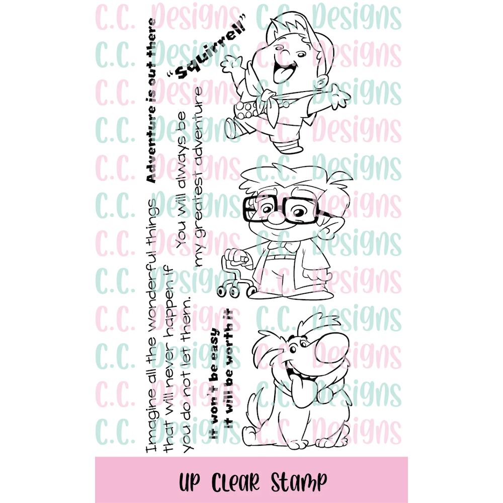 C.C. Designs Up Clear Stamp Set ccd-0352