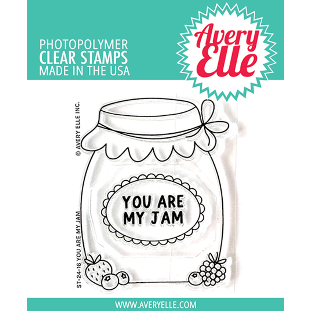 Avery Elle You Are My Jam Clear Stamp Set st-24-16