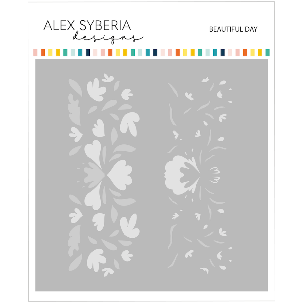 Alex Syberia Designs Beautiful Day Bundle stencil