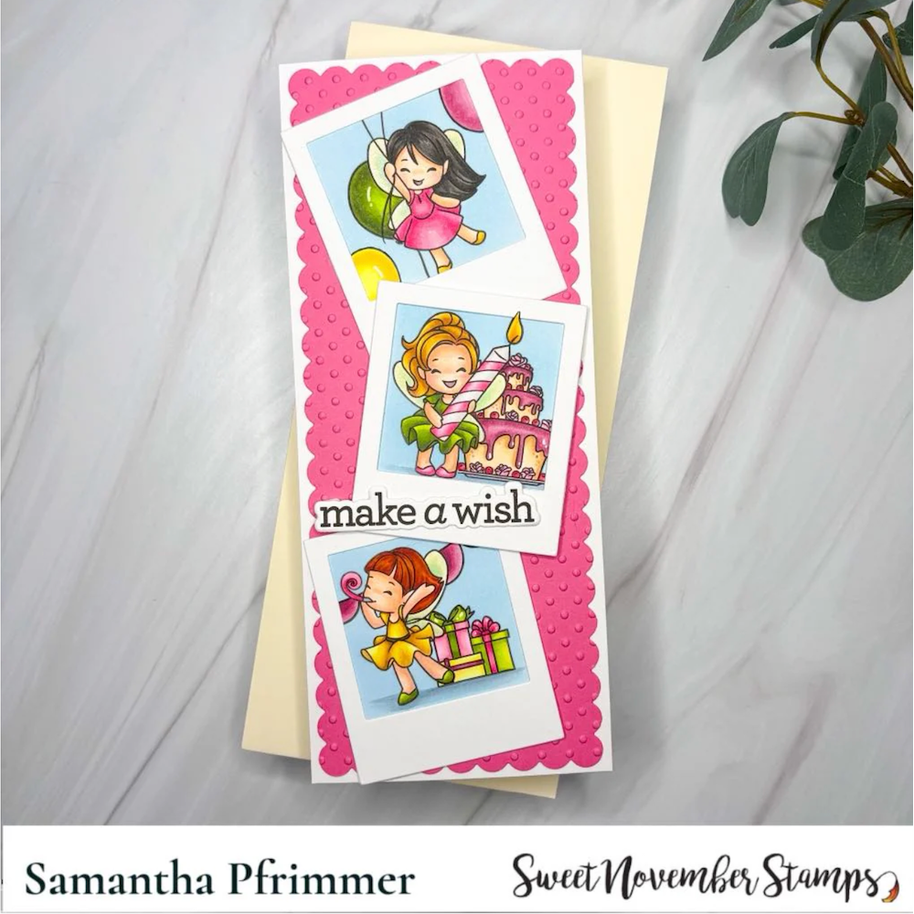 Sweet November Stamps Happy Birthday Clear Stamp Set sns-sm-fb-24 sam