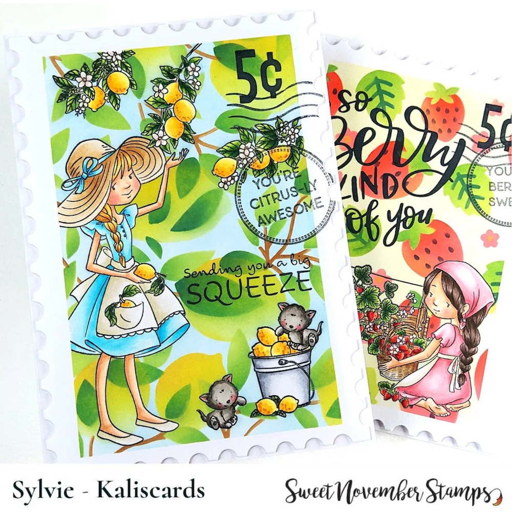 Sweet November Stamps Squeeze the Day Clear Stamp Set sns-bb-sd-24 sylvie